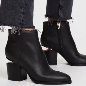 Alexander Wang Gabi Boot with Rosegold Size 8